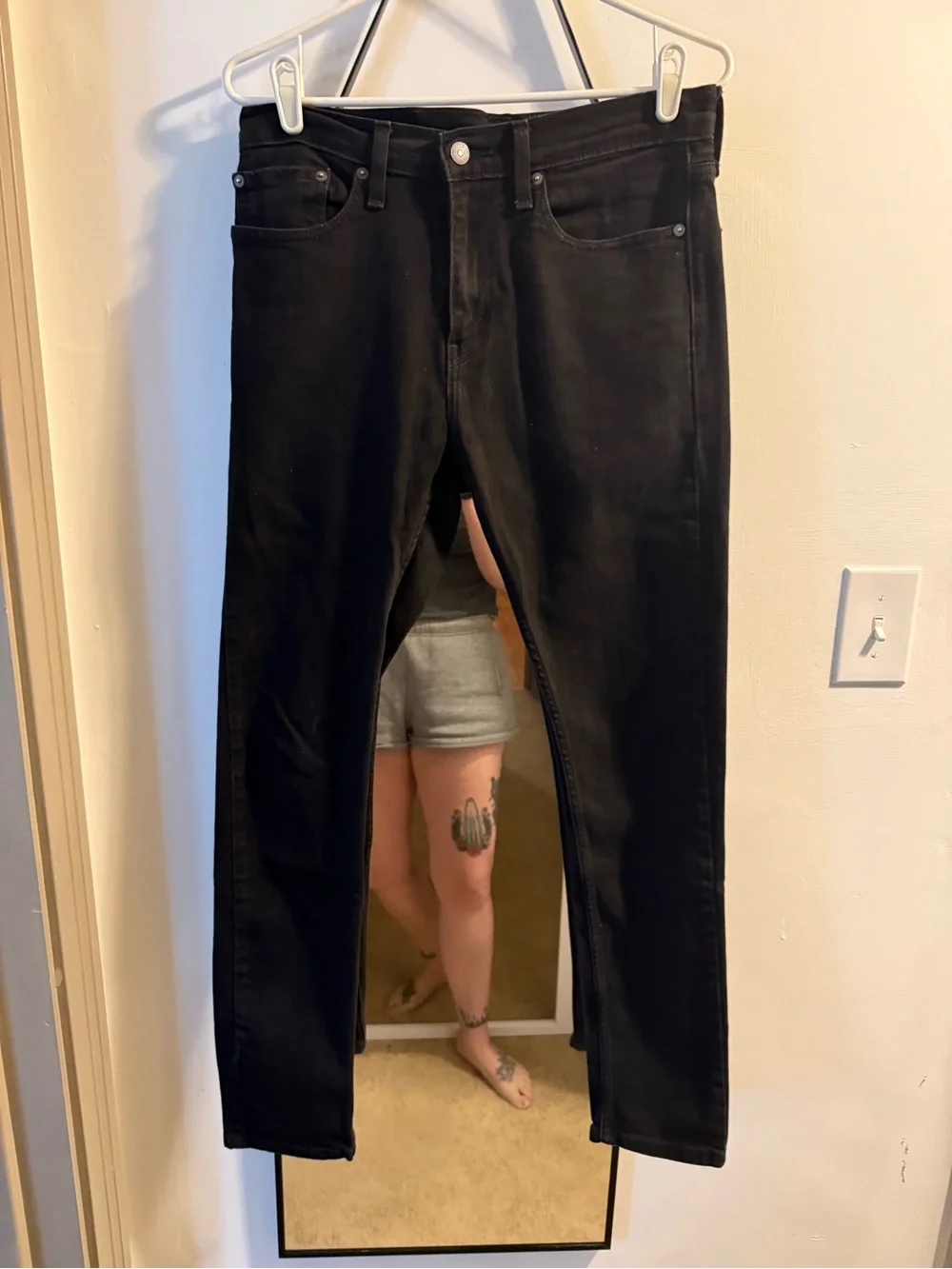 Mens Levi’s Black 510 Skinny Jeans